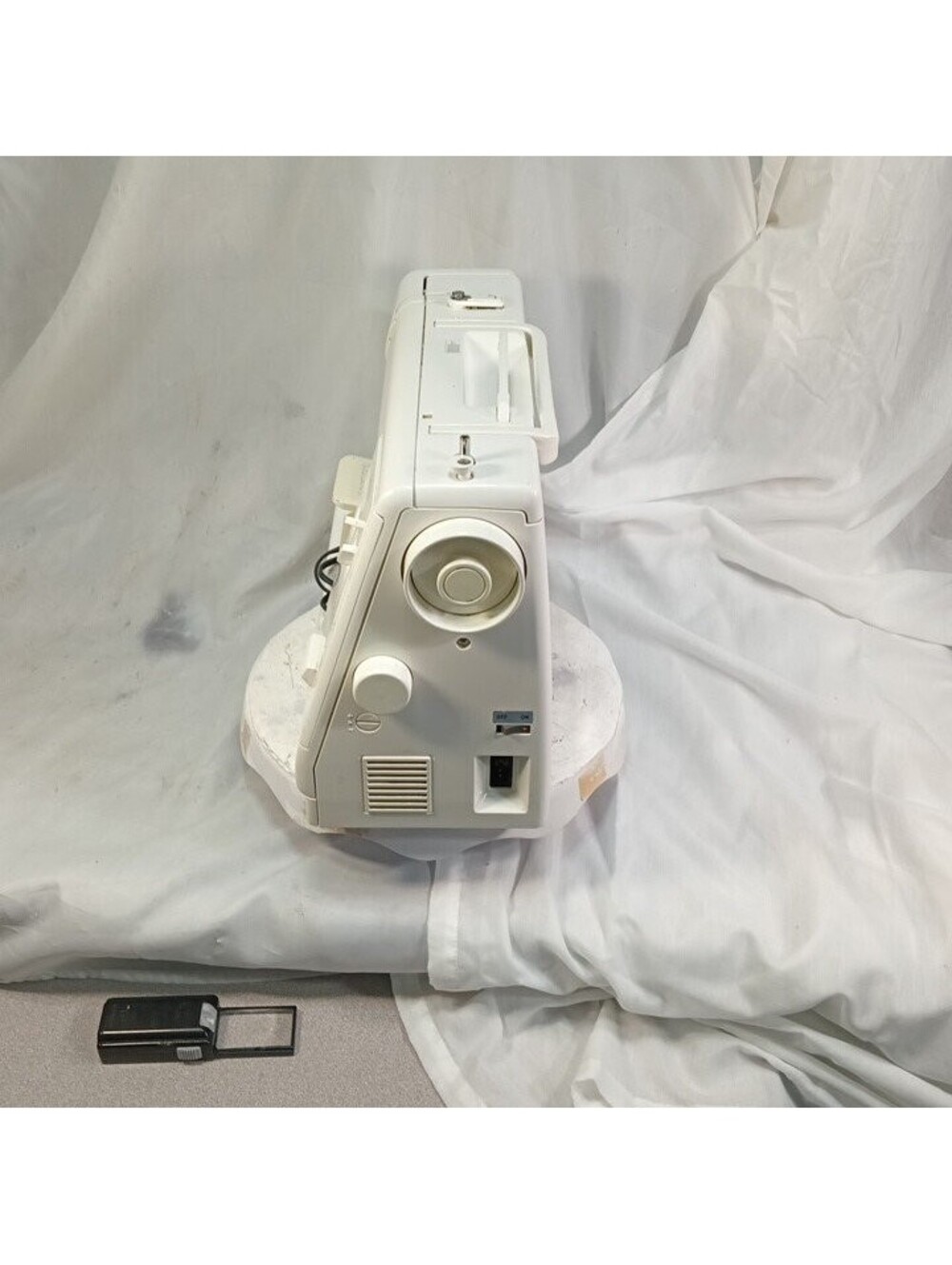 Sears Kenmore 385 Sewing Machine Foot Pedal Stitch Dial Reverse Lever Light